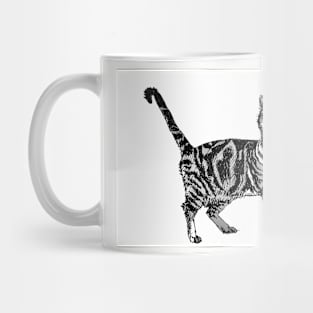 Tabby Cat Drawing Mug